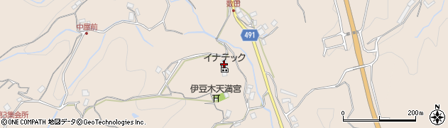 イナテック株式会社　伊豆木工場周辺の地図