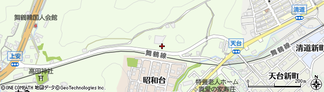 京都府舞鶴市上安1482周辺の地図