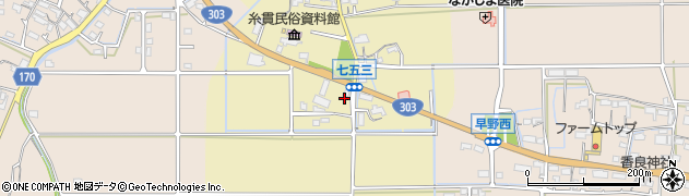 岐阜県本巣市七五三707周辺の地図