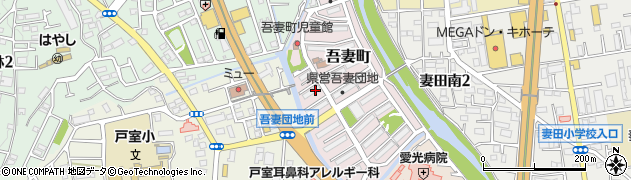 神奈川県厚木市吾妻町周辺の地図