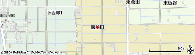 岐阜県岐阜市東改田（腰前田）周辺の地図