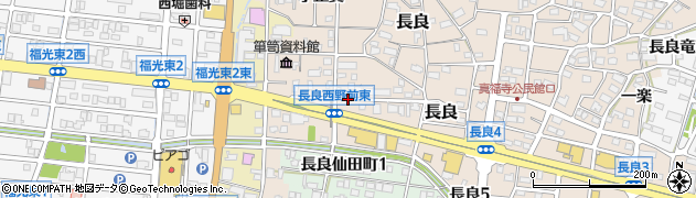 岐阜県岐阜市長良（西野前）周辺の地図
