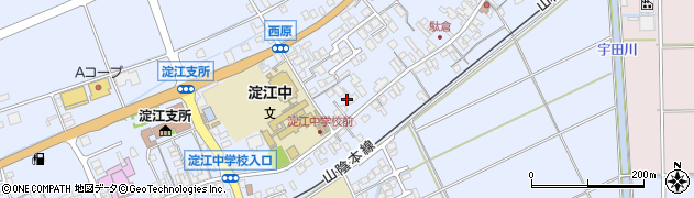 鳥取県米子市淀江町西原654周辺の地図