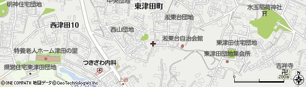 島根県松江市東津田町2241周辺の地図