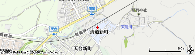 京都府舞鶴市清道新町6周辺の地図