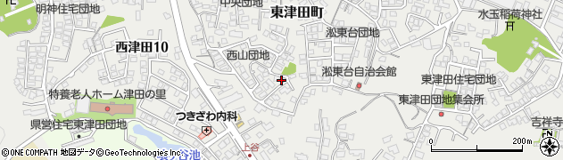 島根県松江市東津田町2255周辺の地図