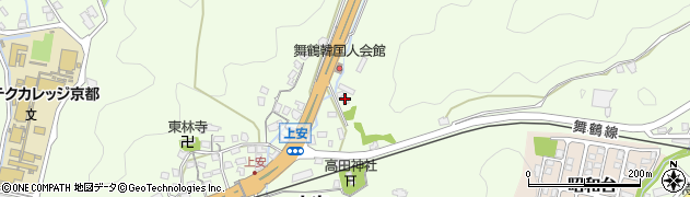 京都府舞鶴市上安1320周辺の地図