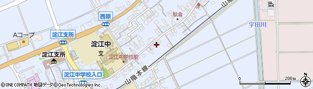 鳥取県米子市淀江町西原361周辺の地図