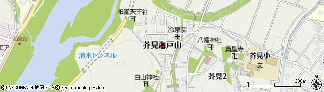 岐阜県岐阜市芥見海戸山周辺の地図