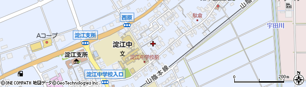 鳥取県米子市淀江町西原641周辺の地図