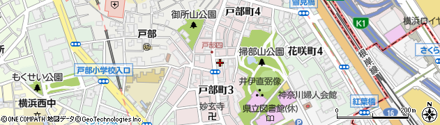 ローソン横浜戸部町三丁目店周辺の地図
