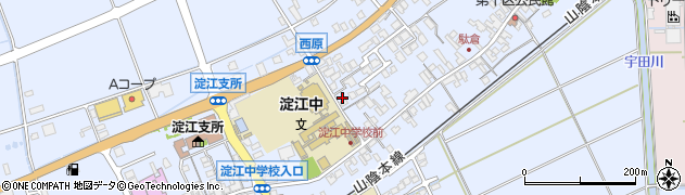 鳥取県米子市淀江町西原635周辺の地図