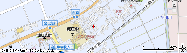 鳥取県米子市淀江町西原642周辺の地図