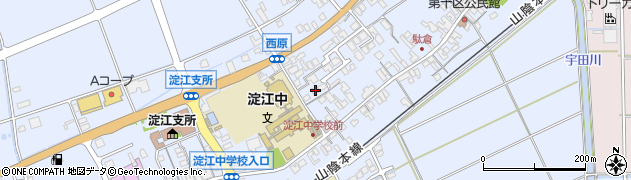 鳥取県米子市淀江町西原627周辺の地図