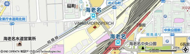 神奈川県海老名市めぐみ町周辺の地図