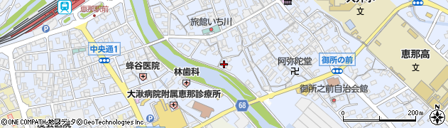 東邦液化ガス株式会社　恵那営業所周辺の地図