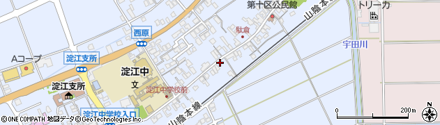 鳥取県米子市淀江町西原363周辺の地図