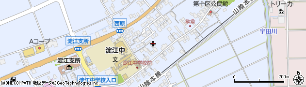鳥取県米子市淀江町西原643周辺の地図
