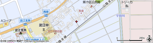 鳥取県米子市淀江町西原373周辺の地図