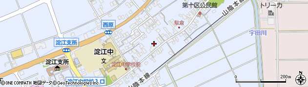 鳥取県米子市淀江町西原650周辺の地図