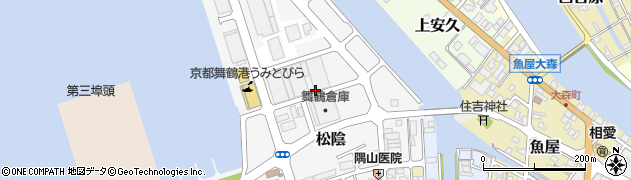 京都府舞鶴市松陰周辺の地図