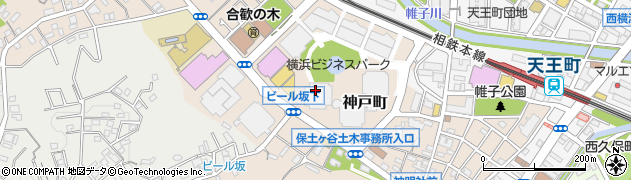 讃岐製麺麦まる 横浜YBP店周辺の地図