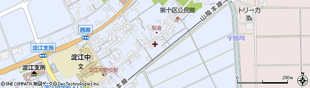 鳥取県米子市淀江町西原375周辺の地図