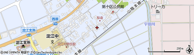鳥取県米子市淀江町西原374周辺の地図