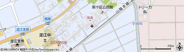 鳥取県米子市淀江町西原377周辺の地図