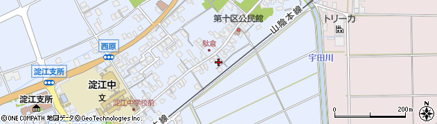 鳥取県米子市淀江町西原378周辺の地図