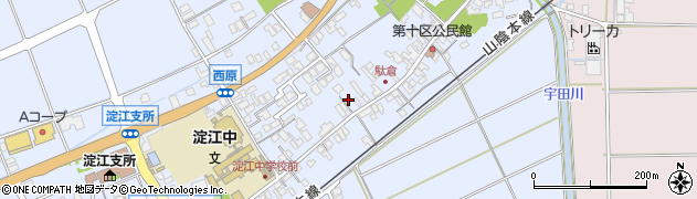 鳥取県米子市淀江町西原618周辺の地図