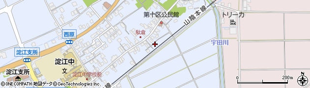 鳥取県米子市淀江町西原393周辺の地図