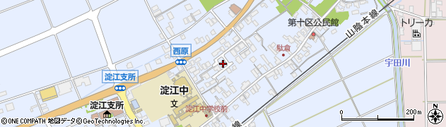 鳥取県米子市淀江町西原625-12周辺の地図