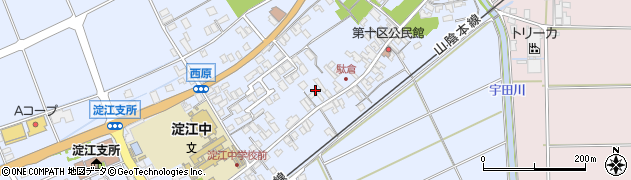 鳥取県米子市淀江町西原617周辺の地図