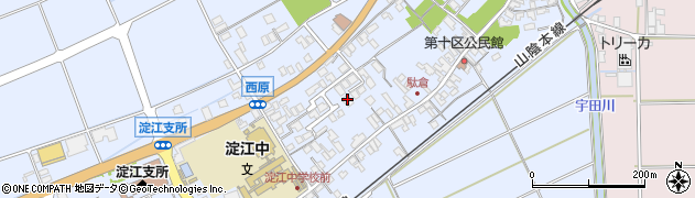 鳥取県米子市淀江町西原625-9周辺の地図