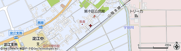 鳥取県米子市淀江町西原395周辺の地図