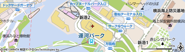 しゃぶ葉 横浜ワールドポーターズ店周辺の地図