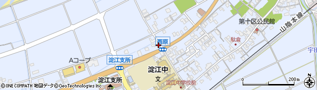 鳥取県米子市淀江町西原1136周辺の地図