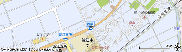 鳥取県米子市淀江町西原1137周辺の地図