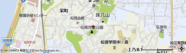 島根県松江市松尾町708周辺の地図
