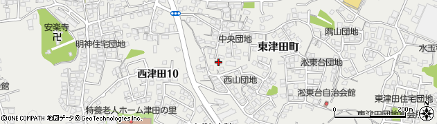 島根県松江市東津田町2263周辺の地図