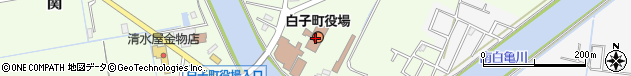 千葉県長生郡白子町周辺の地図