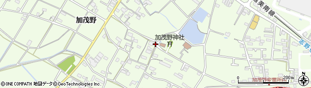 加茂野公民館周辺の地図
