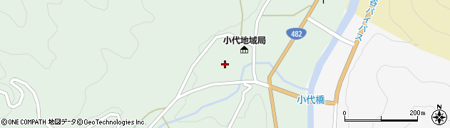 兵庫県美方郡香美町小代区大谷557周辺の地図