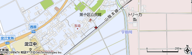 鳥取県米子市淀江町西原385周辺の地図