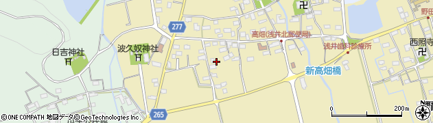滋賀県長浜市高畑町360周辺の地図