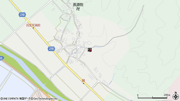 〒919-1526 福井県三方上中郡若狭町関の地図
