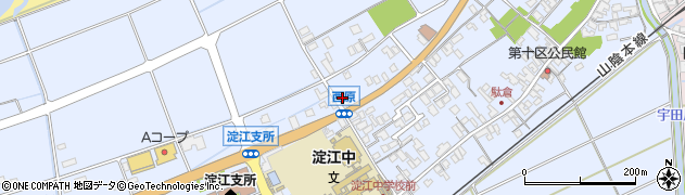 鳥取県米子市淀江町西原1137-1周辺の地図