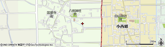 岐阜県本巣市春近周辺の地図