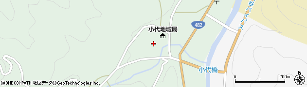 兵庫県美方郡香美町小代区大谷560周辺の地図